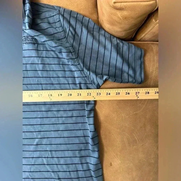 Nike Dri-Fit Golf Polo Blue And Black Striped Men’s Size XL - Picture 5 of 10